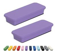 Glassboard Studio Mega Magnets - Neodymium - Heavy Duty, Colorful, Ergonomic, Ideal for Crafting, Quilting, and as Magnetic Knife Holders (2, Periwinkle Purple Bar)