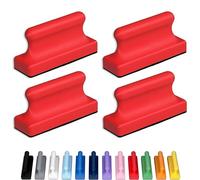 Glassboard Studio MegaPawn Magnets - Neodymium - Heavy Duty, Colorful, Ergonomic, Ideal for Crafting, Quilting, and as Magnetic Knife Holders (Cherry Red, Pawn, 4)
