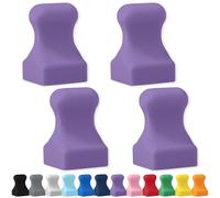 Glassboard Studio MiniPawn Magnet - Strong Neodymium Rare Earth Magnets for Fridge, Whiteboard, Locker & Magnetic Glassboards - Crafting & Office Use - Strong Fridge Magnets (Periwinkle Purple, 4)