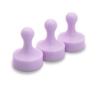 GLASSBOARD STUDIO Powerful Neodymium Magnets, Pawn-Shaped - Strong Fridge/Refrigerator and Whiteboard Magnet, Ideal for Office, Kitchen, Crafts - Rare Earth, Heavy Duty (3, Meadow Lilac)