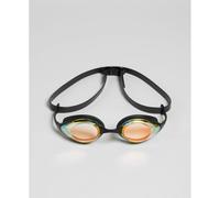 (Yellow Copper-Black) Arena Cobra Original Swipe Mirror Goggles Anti Fog Hydrodynamic Racing
