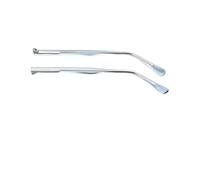 Glasses Arm 1 Pair Glasses Arm Sunglasses Replacement Leg Eyeglasses Metal Leg Repair Eyewear Accessories Repair Tool(Blue-Flat Tooth)