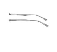 Glasses Arm 1 Pair Glasses Arm Sunglasses Replacement Leg Eyeglasses Metal Leg Repair Eyewear Accessories Repair Tool(Grey-Convex Tooth)