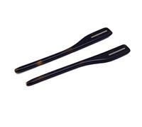 Glasses Arms, 2 Pairs Eyeglass End Tips Ear Sock Pieces Tubes Replacement for Thin Metal Temple Arm