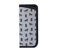 Glasses Case,Anti-Scratch Spectacles Sleeve Portable Eyewear Case Sunglasses Case, Cockapoo Black Cockapoo Black Cockapoo Dog Dog Dogs