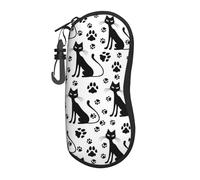 Glasses Case Cartoon Animal Heart Soft Case Ultra Light Zipper Eyeglass Case With Belt Clip, Sunglasses Travel Pouch For Men Women