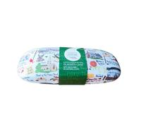 Glasses Case - White & Green - Shakespeare Themed