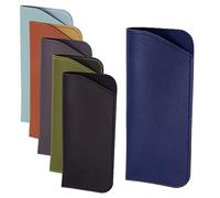 Glasses Cases, 6 Pcs Soft Reading Glasses Case Leather Spectacle Cases Portable Sunglasses Pouch Eyeglasses Storage Bags for Women Men Travel