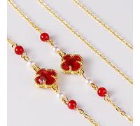 Glasses Chains Lanyards Crystal Sunglasses Chains Lanyard For Women Men Black Eyeglasses Chains Anti-Lost Earphone Holder Fashion Necklace 4