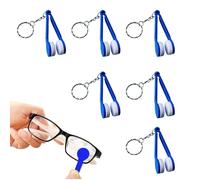 Glasses Cleaner Tool, Spectacles Cleaner Kit, Fingerprint Eraser, 7x2cm/2.76x0.79 inches Portable Design, Soft No-Scratch Cleaning, Ideal for Lens and Screen Cleaning