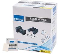 Glasses Cleaner Wipes 200 Individually Wrapped Antibacterial Lens Wipes Multipurpose Suitable for Spectacle Lenses, Cameras, Binoculars, Mirrors, Screens, Optical and Electronic Devices