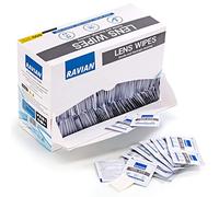 Glasses Cleaner Wipes 400 Individually Wrapped Antibacterial Lens Wipes Multipurpose Suitable for Spectacle Lenses, Cameras, Binoculars, Mirrors, Screens, Optical and Electronic Devices
