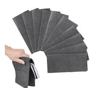 Glasses Cleaning Cloth, Pack of 10 Microfibre Cloths for All Glass Surfaces, Polishing Covers, for Bathroom, Kitchen, Car, Office, Glassware