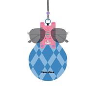 Glasses Cleaning Cloths - Fun Animal Sunglass Clips with Convenient Neck Strap | Durabled Polyester PU Leather Lens Care Accessory for Travel, Hiking, Work, Birthday, Computers, Cameras,15x21cm