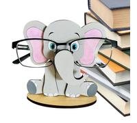 Glasses Display - Animal Secronts | Pet Glasses Holder | Animal Shape Stand | Eyeglass Holder Display | 3D Wooden Carved Glasses Case to the Eye