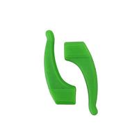 Glasses Ear Grip Hooks, Glasses Temple Ear Hooks Grip Holder Reading Sunglasses 6mm Temple 10 Pairs Multicolor(Green)