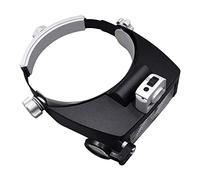Glasses LED Light Lamp Head Loupe Jeweler Headband Magnifier Eye Glasses Optical Glass Tool Led Headband Magnifier