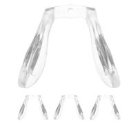 Glasses Nose Cushion 4 Pack Silicone U Shaped Pads for Spectacles | Inserts, Single Hole 1mm Frame Fit, Pressure Distribution, Summer Heat and Reading Use
