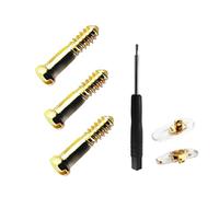 Glasses Nose Pads Replacement for Gucci Eye Glass Sunglass Frames with Screws Screwdriver Set 14mm (Gold)