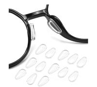 Glasses Nose Pads Silicone,20 Pairs Water-Drop Shape Stick on Anti-Slip Soft Silicone Nose Pads Transparent Nose Pads for Glasses Stick on for Various Glasses,Reading Glasses,Aunglasses,Frame Glasses
