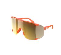 Poc Devour Sunglasses Golden Clarity Trail/Partly Sunny Gold/CAT2 Clarity Trail/Partly Sunny Gold/CAT2 Fluo Orange Translucent