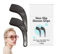 Glasses Retainer Tips - Flexible Rubber Sleeve Lightweight Design, Sweat Resistant Hold Balance Enhancer Holder Solution | Sports Activity for Sunglasses Study Spectacles Outdoor Movement
