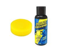 Glasses Scratch Remover - Professional Glass Repair Paste And Polishing Kit With Sponge | Recovers Clarity, Removes Yellowing, Marks | For Lenses, Watch Screens