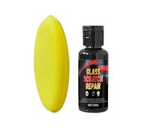 Glasses Scratch Repair | 50g Maintenance Balm | with Sponge Scratched Glasses Lens Repair | for Oxidation Marks Foggy Discoloration Clarity Daily Wear Resin