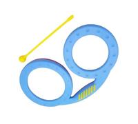 Glasses Shape Drum Percussion Instrument Hand Drum Orff Musical Instrument Child Educational Toy Double Sided Drum