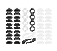 Glasses Silicone Antislip Set Eyewears Retention Kits with Ear Hooks Nose Pad for Glasses Secure Hold Student Reading Use Eyewears Retainers with Nose Pads