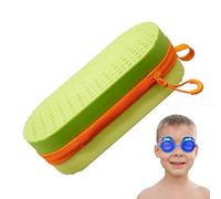Glasses Storage Case, Glasses Carrying Case - Silicone Sunglasses Case, Swimming Goggles Pouch - Protective Case Large Capacity Swimming Goggles Breathable for Women Men Glasses
