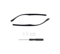 Glasses Temples 1 Pair Eyeglasses Temple Arm Single Tooth Double Replacement Leg Repair Eyewear Accessories(Black-B)