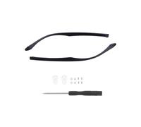 Glasses Temples 1 Pair Eyeglasses Temple Arm Single Tooth Double Replacement Leg Repair Eyewear Accessories(Black-C)