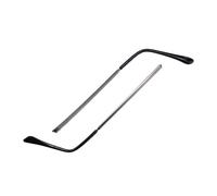 Glasses Temples 1 Pair Glasses Metal Replacement Leg Eyeglasses Temple Arm Repair Eyewear Accessories(Grey)