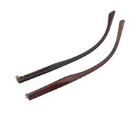 Glasses Temples 10pairs/20pcs Two Teeth Glasses Eyewear Temple Hinge Repair Accessory(Brown)