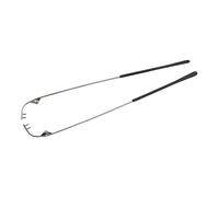 Glasses Temples 1pair(2pcs) Rimless Metal Glasses Temple Eyewear Repair Replacement(Silver)