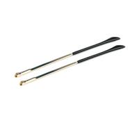 Glasses Temples 1pair 3.5mm Width Spring Metal Glasses Eyeglasses Temple Leg Optical Frame Repairing Parts(Gold)