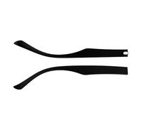 Glasses Temples 1Pair Eyeglasses Temple Arm Double Tooth Flat Teeth Replacement Anti-Slip Leg Glasses Repair Accessories(10mm)