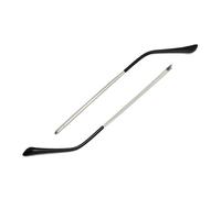 Glasses Temples 1Pair Metal Eyeglasses Temple Arm Replacement Leg Eyewear Accessories Spectacle Frame RepairTool(Silver)