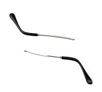 Glasses Temples Glasses Temple Accessories for Men and Women Myopia Mirror Frame(Silver)