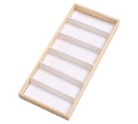 Glasses Tray Drawer - 6-Slot Wooden, Eyeglass Case, Protective Design | Storage Organizer for Unisex Sunglasses, Fashion Eyewear, Reading Glasses, Home, Office, Vanity, Bedroom, Travel, Accessories