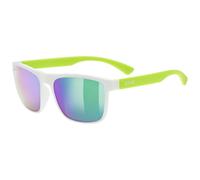 Uvex Rookie Sunglasses Clear Mirror Green/CAT3 Mirror Green/CAT3 White Lime Matt