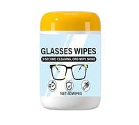 Glasses Wipes - 40 Pieces Anti Fog Cleaner | Screen Wipes With Clear Cleaning Function, Lens Wipe With Multi Purpose Use, Eyewear Camera Laptop Monitor TV Phone Goggles Accessory