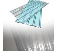 Glassfiber Roofing Panel, Waterproof Daylighting Plate for Market Stall, Temporary Construction Area, Outdoor Garden, Roof Cladding Panel, Easy to Cut