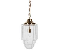 Glasshouse Brass Clear Glass Hallway Pendant Light - Se Home