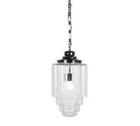 Glasshouse Nickel Clear Hallway Pendant Light - Se Home