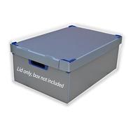 Glassjacks Silver Correx Storage Box Wrap Around Lid - Pack of 5