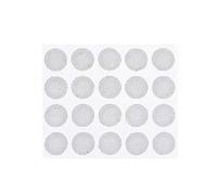 GLASSNOBLE Anti Dust Mesh,20Pcs Dust Network Shell Self-Adhesive Earphones Headphones Case Steel Mesh Anti-Dust Dustproof