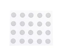 GLASSNOBLE Anti Dust Mesh,20Pcs Dust Network Shell Self-Adhesive Earphones Headphones Case Steel Mesh Anti-Dust Dustproof