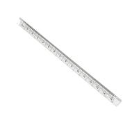 GLASSNOBLE Transparent Acrylic Triangle-shaped Ruler Measuring Range 0-15cm Plastic Straight Ruler Ideal for Teacher Student Office